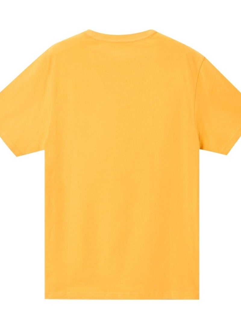 GIORDANO Men’s Slim Cotton Crew Neck Signature Print Tee - Image 2